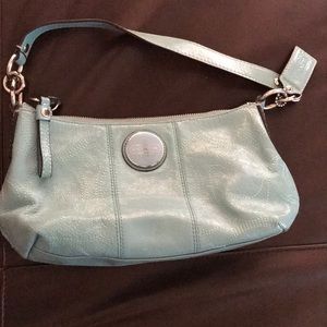 Blue Mini Coach Bag